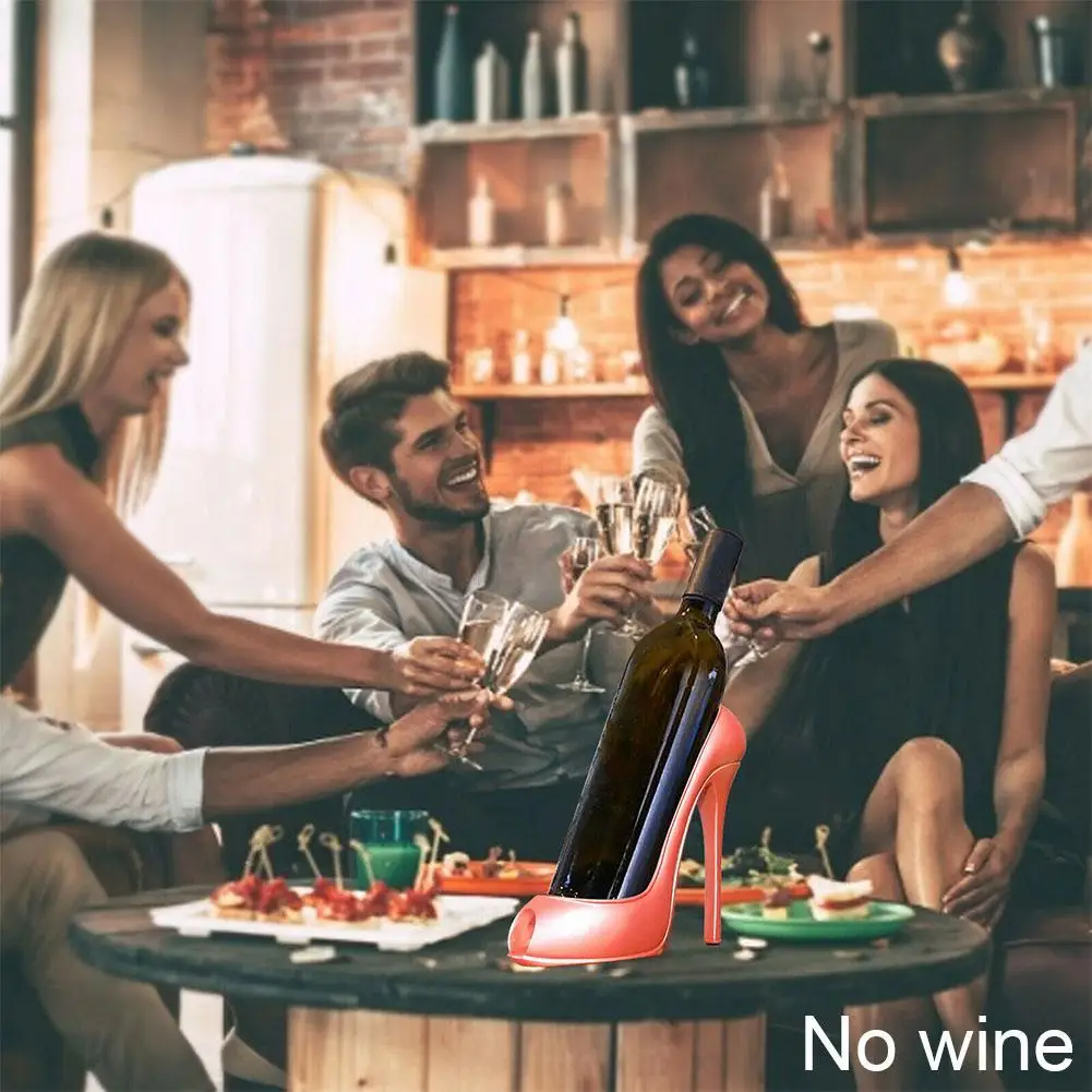 Стойка для обуви на высоком каблуке стильный держатель винных бутылок корзина