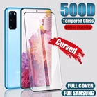 Изогнутое закаленное стекло 500D для Samsung Note 8 9 10 Note 20 Ultra, Защита экрана для Samsung S8 S9 Plus S10 S20 S21 Ultra, стекло