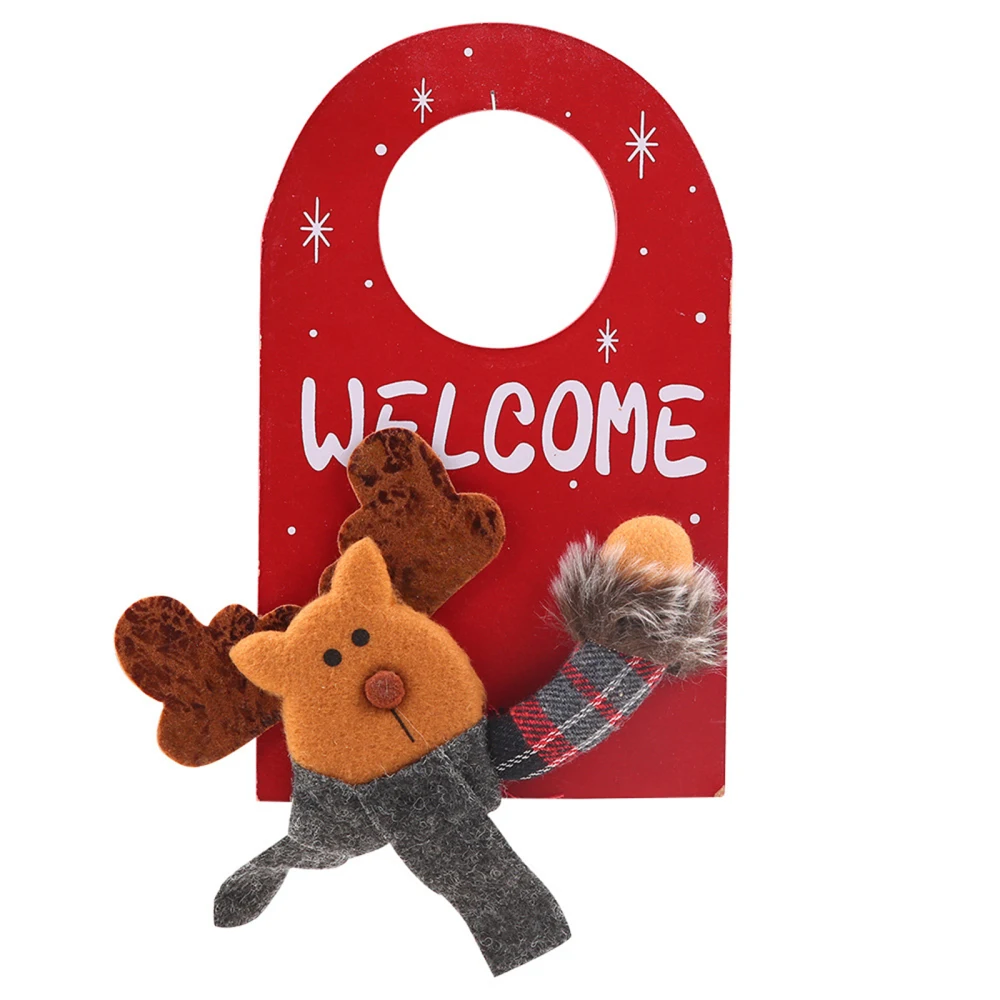 

Pendants Sign Snowman Christmas Tree Ornaments Wall Decor Wood Holiday Wooden Decorations Hanging Creativity Cartoon
