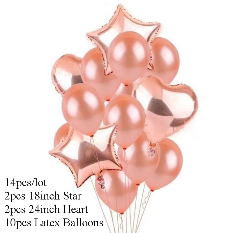 14 шт мульти воздушный шар &quotКонфетти&quot Happy День рождения воздушные шары из