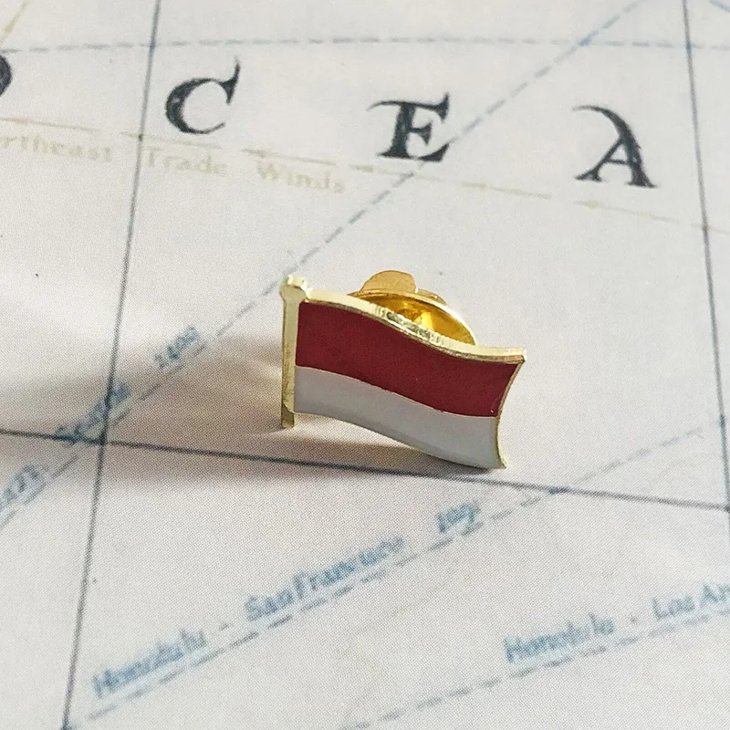 Нашивки с национальным флагом Монако нашивки на руку вышивкой и заколка лацкан