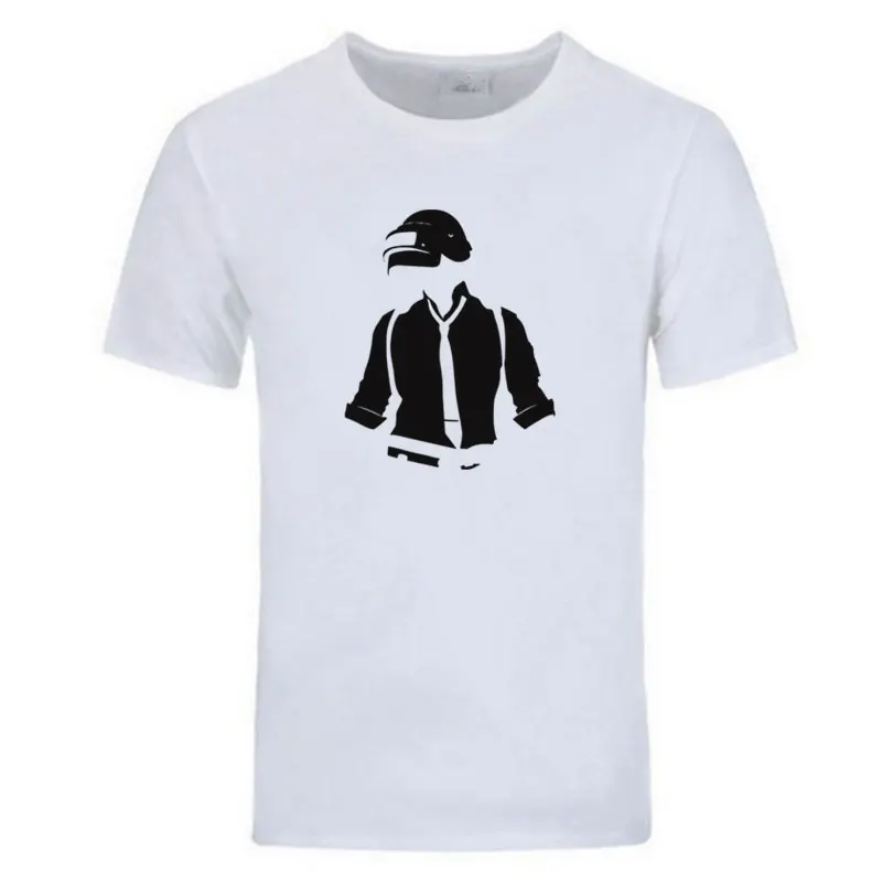 Мужские футболки топы повседневная одежда модные с коротким рукавом FPS игры PUBG