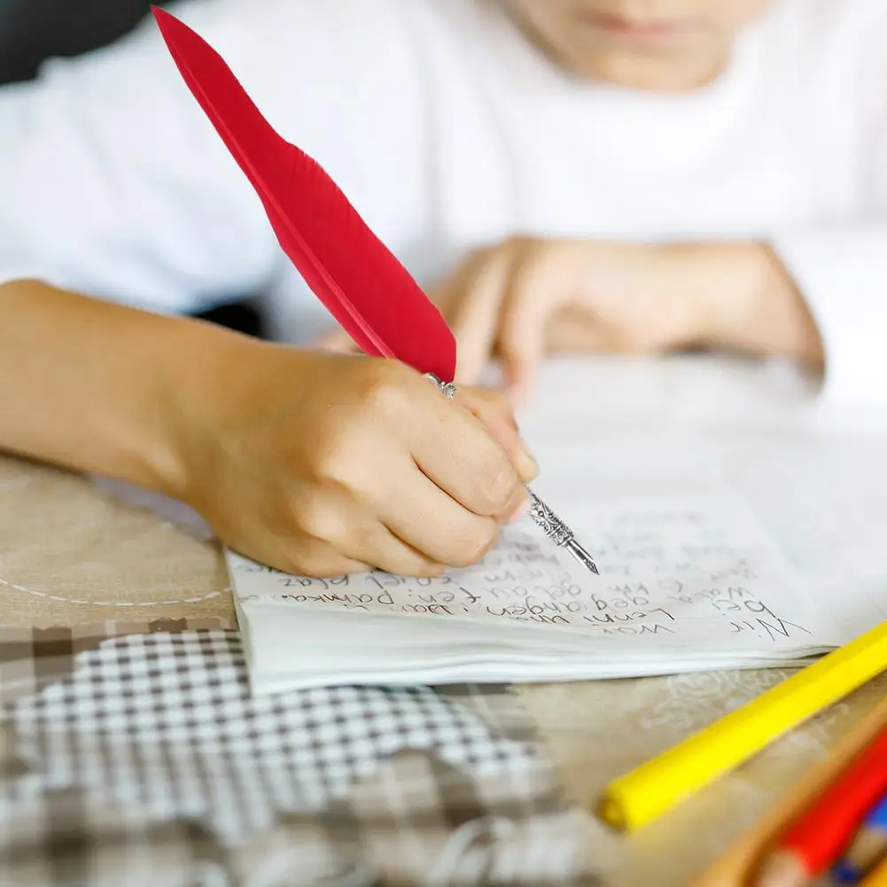 Перьевая ручка для каллиграфии в винтажном ретро стиле набор чернил письма