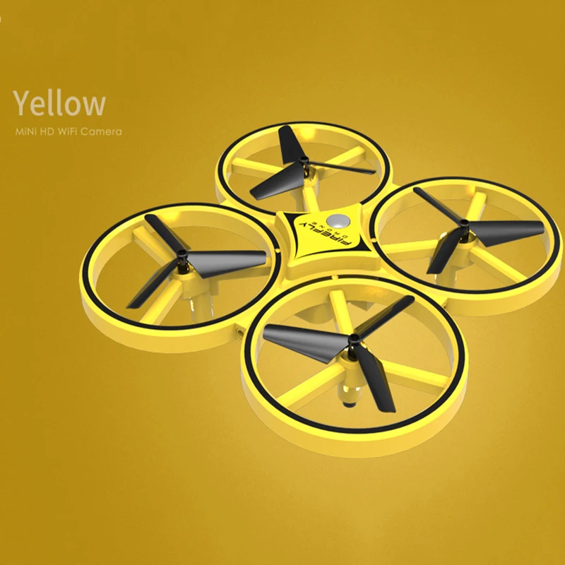 

HGRC Mini Watch RC Drone with LED infrared Induction Sensing Gesture UFO Model Electronic Altitude Hold Professional dron Toys