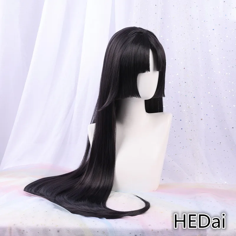 

Arknights Saga Cosplay Wig Saga Long Black Hair