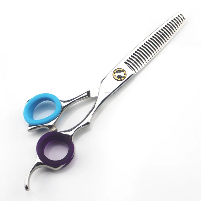 10pcs hair scissors finger ring silicone haircut scissor salon barber Cutting Shear accessory styling tools | Красота и здоровье