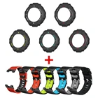 Ремешок для часов Amazfit T Rex 2 в 1, силиконовый ремешок для наручных часов + защитный чехол для смарт-браслета Amazfit T-rex Pro, чехол из ТПУ