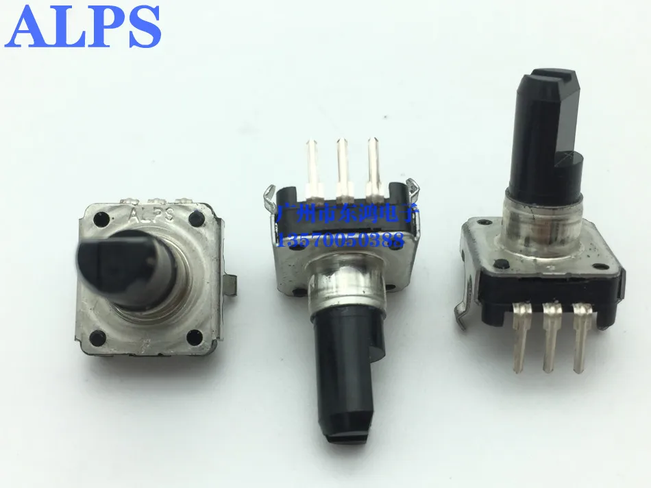 

Япония, Alps ec12e24204a8, кодирование без переключателя, 24 позиционирования/длина импульсного вала 15 мм