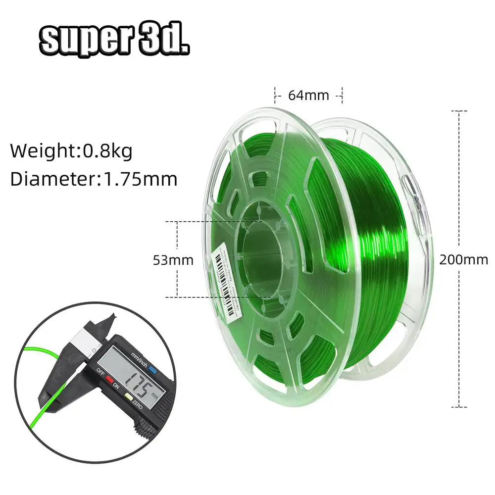 Нить для 3d печати TPU гибкая пластиковая нить 0 8 кг 3D принтера/ручки резина 1 75 мм