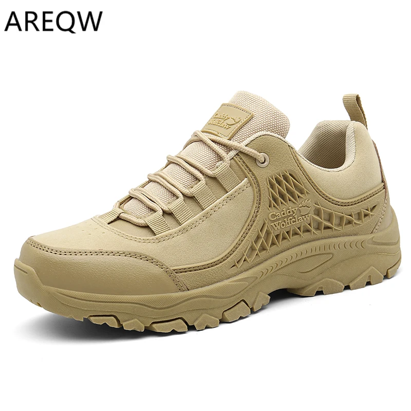 Men's Shoes Outdoor Mountaineering Off-road Hunting Boots Anti-skid Wear-resistant Trail Sneakers | Обувь