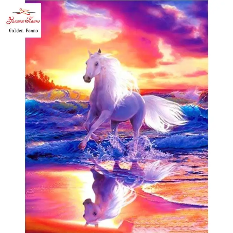 Diamond Embroidery Animals Diamond Mosaic Sale Horse 5d Diamond Painting Full Drill Square Pictures With Rhinestones