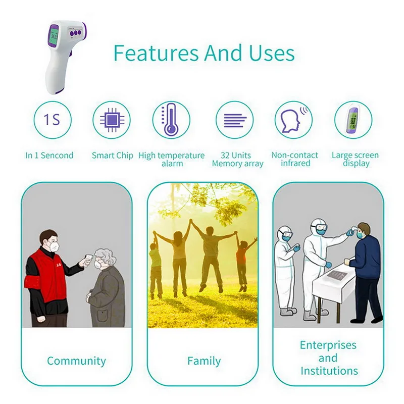 Профессиональный ЖК цифровой ИК лазерный инфракрасный измеритель температуры