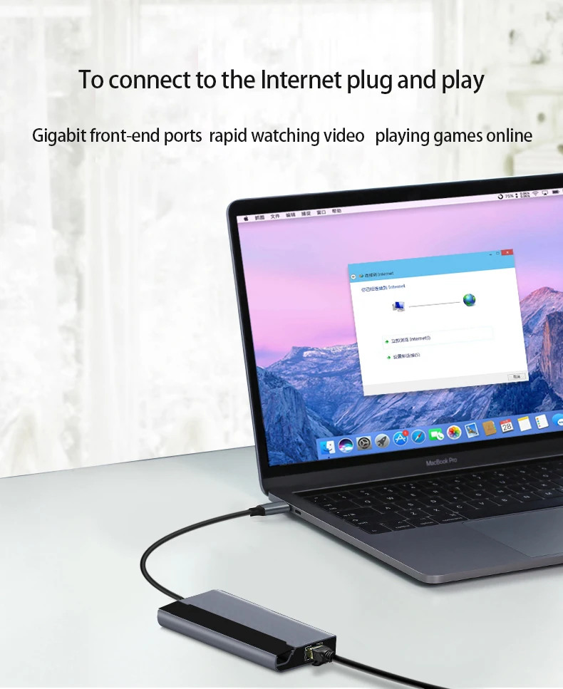Dex-станция USB-C/HDMI USB 3.0 PD-зарядка слот для карт TF/DF ноутбуков MacBook | Электроника