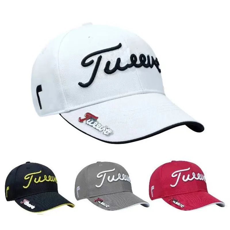 

2021 summer new golf caps fashion sports breathable men's and women's golf caps