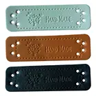 10 шт. кожаные этикетки ручной работы для одежды, аксессуары сделай сам для подарка, кожаные этикетки ручной работы для одежды, этикетки с логотипом