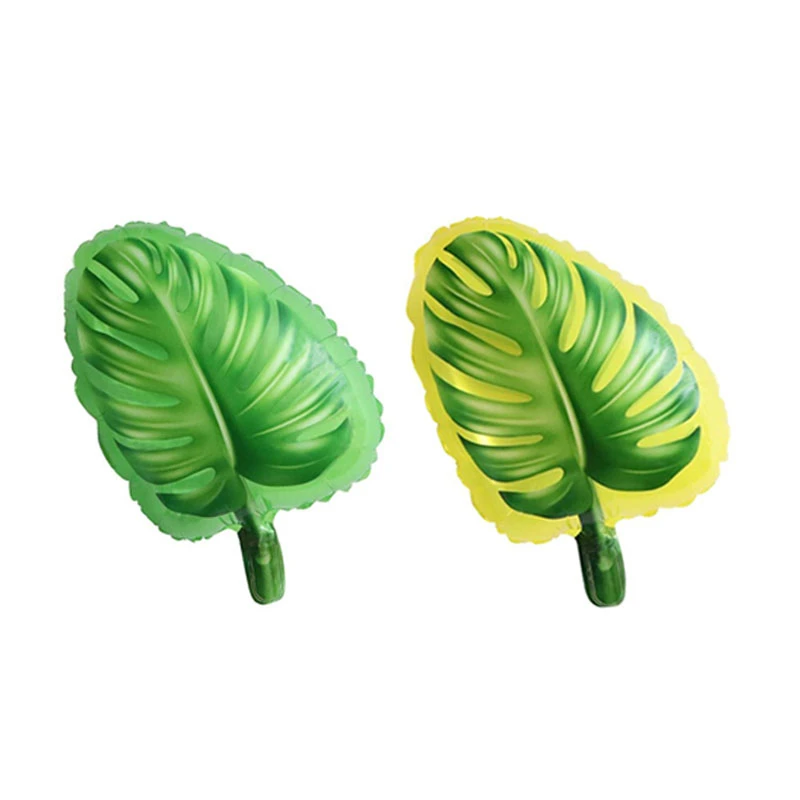 1 комплект джунгли вечерние зеленый пальмовых листьев Фольга шарики День
