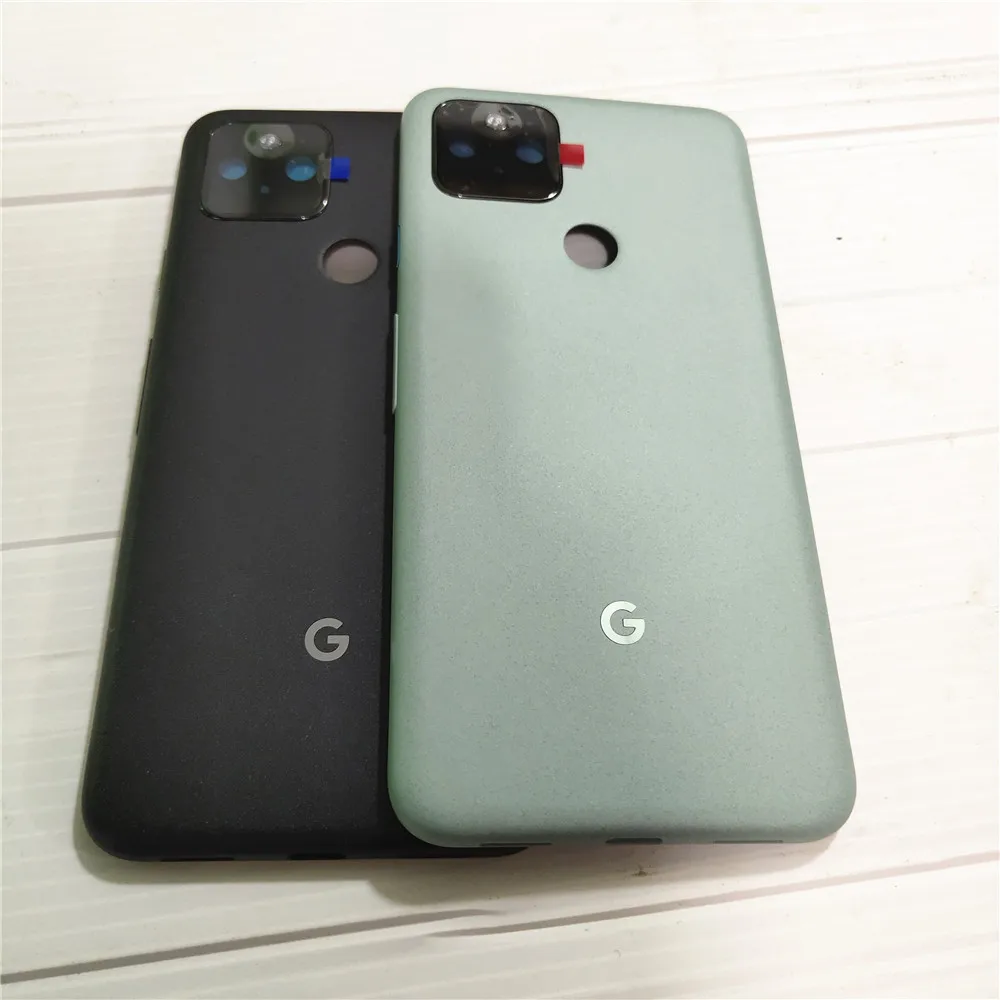 

Для Google Pixel 5 Pixel5 задняя Батарея крышка дверца батарейного Корпус чехол сзади Камера объектив Стекло заменить Запчасти