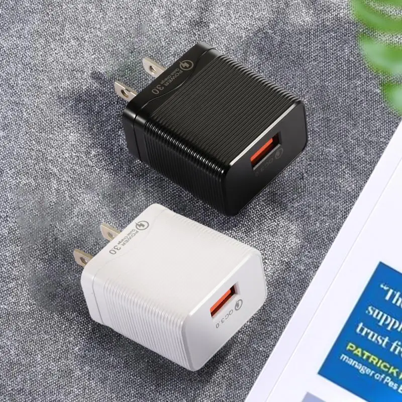 QC3.0 3A Быстрая зарядка aвтомобильное зарядное устройство с одним USB Мобильный