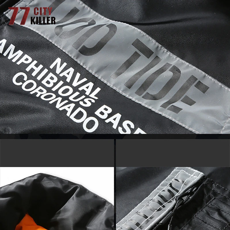 Куртка бомбер мужская в стиле милитари уличная одежда пилота с несколькими