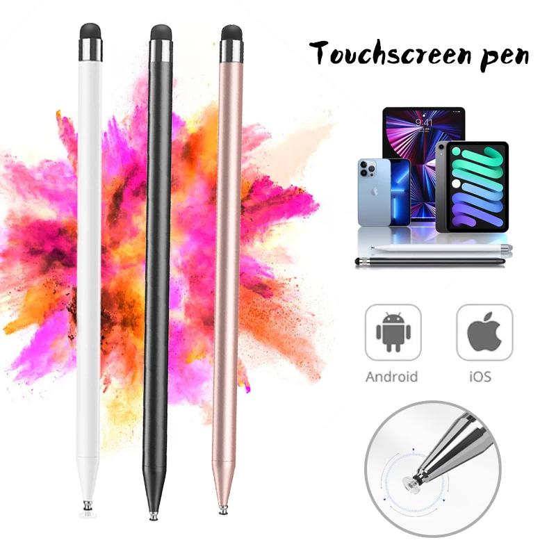 Универсальный стилус 2 в 1 для сенсорного экрана планшета телефона емкостная