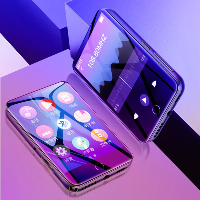 Оригинальный металлический MP3 плеер ruizu m7 Bluetooth 5 0 встроенный динамик 2 8 дюйма с