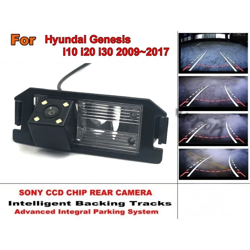 Автомобильная умная камера для парковки HD камера заднего вида для hyundai Genesis i10 i20 i30 2009