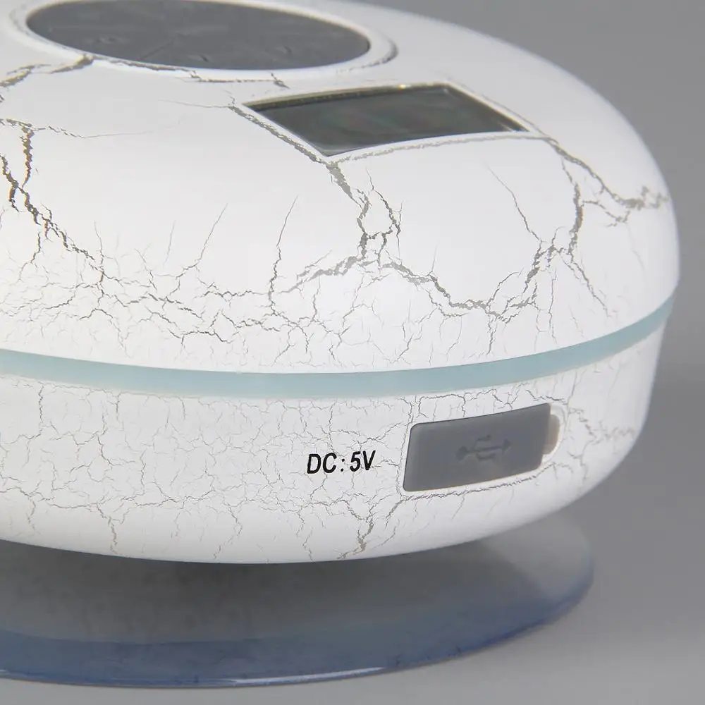 Беспроводной Bluetooth динамик для душа Водонепроницаемый IPX7 с ЖК дисплеем FM радио NFC