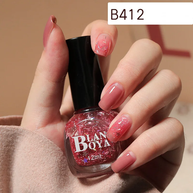 

DIY Jelly Quick-drying Transparent Baking-Free Nail Polish Non-Tearable Baking-Free Odor-Free Nail Polish Art Decorations