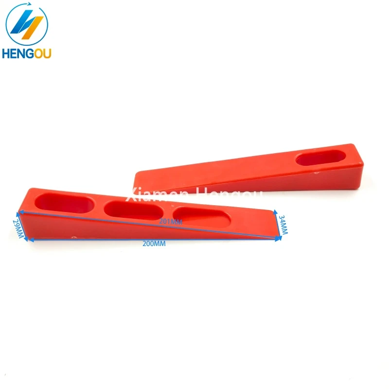 10 шт. детали для печатной машины Roland Komori клин бумаги размером 30x35x200 мм бумажная