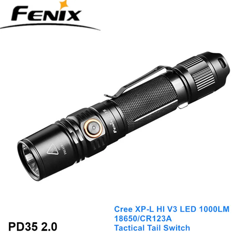 Fenix PD35 V2.0 TAC Cree XPL светодиодный тактический фонарь с яркостью на дальние