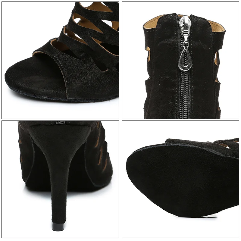 New Women Dance Shoes Latin Tango Girls Modern Ballroom Dance Shoes Ladies High Heels Soft Dancing Shoes Professional Sandal