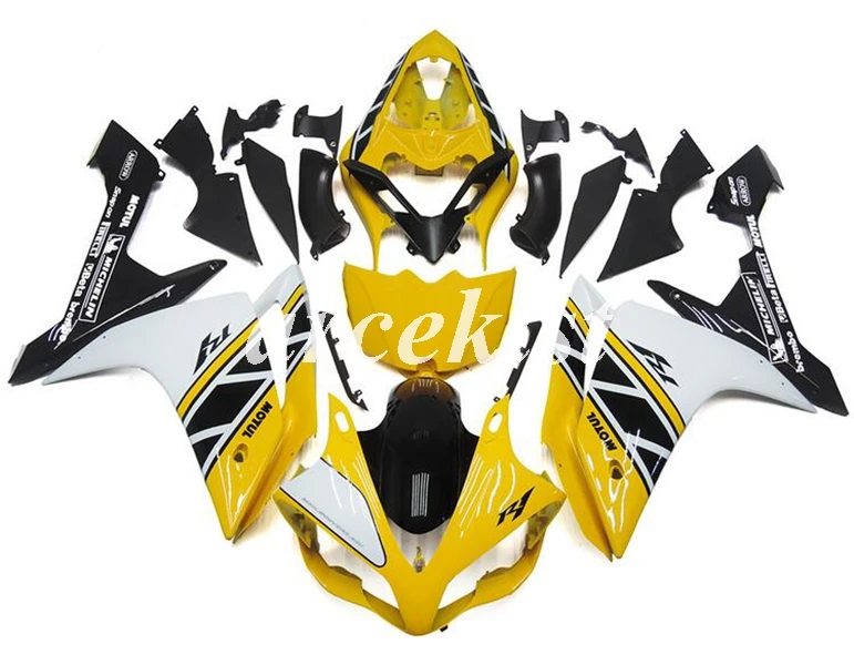 

Injection Molding New ABS Motorcycle Whole Fairings kit Fit for YAMAHA YZF-R1 R1 2007 2008 07 08 Bodywork set yellow