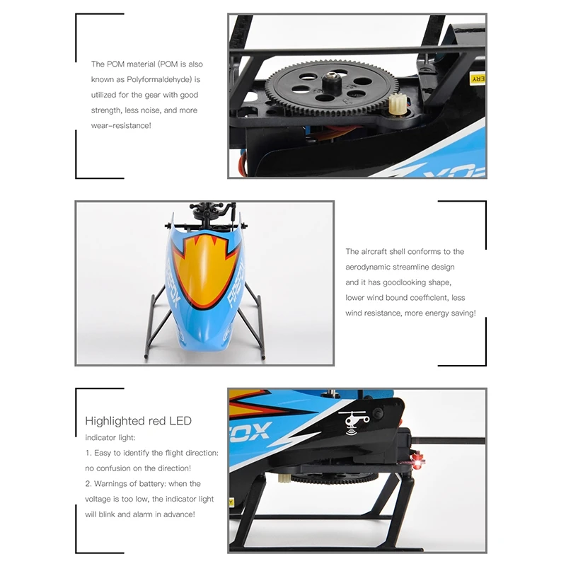 

RC Helicopter 4 CH Remote Control Helicopter Rc Model Plane Children Gift Shatterproof Flying Toys