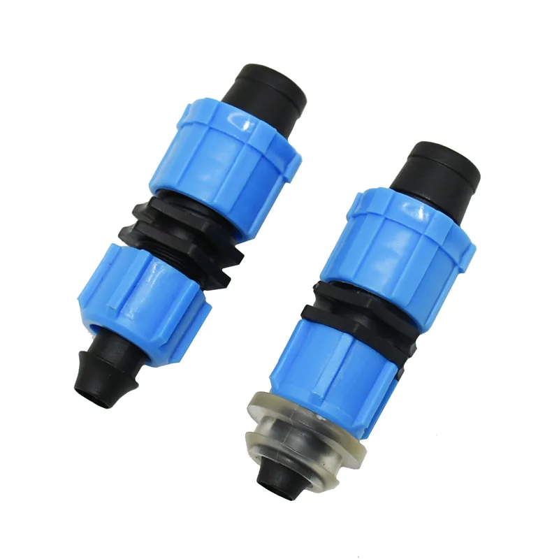 

12-16 мм ирригационная капельная лента, Соединитель с двойной резьбой, замок для сельского хозяйства, капельная лента для теплиц, 3 шт.