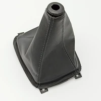 black pu leather gear boot gaiter cover for hyundai sonata 1998 1999 2000 2001 2002 2003 2004 2005 2006