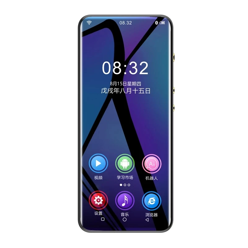 Full Touch Screen Hifi MP4 Player Bluetooth 5 0 WiFi smart AI android APP FM радио рекордер электронная книга Видео
