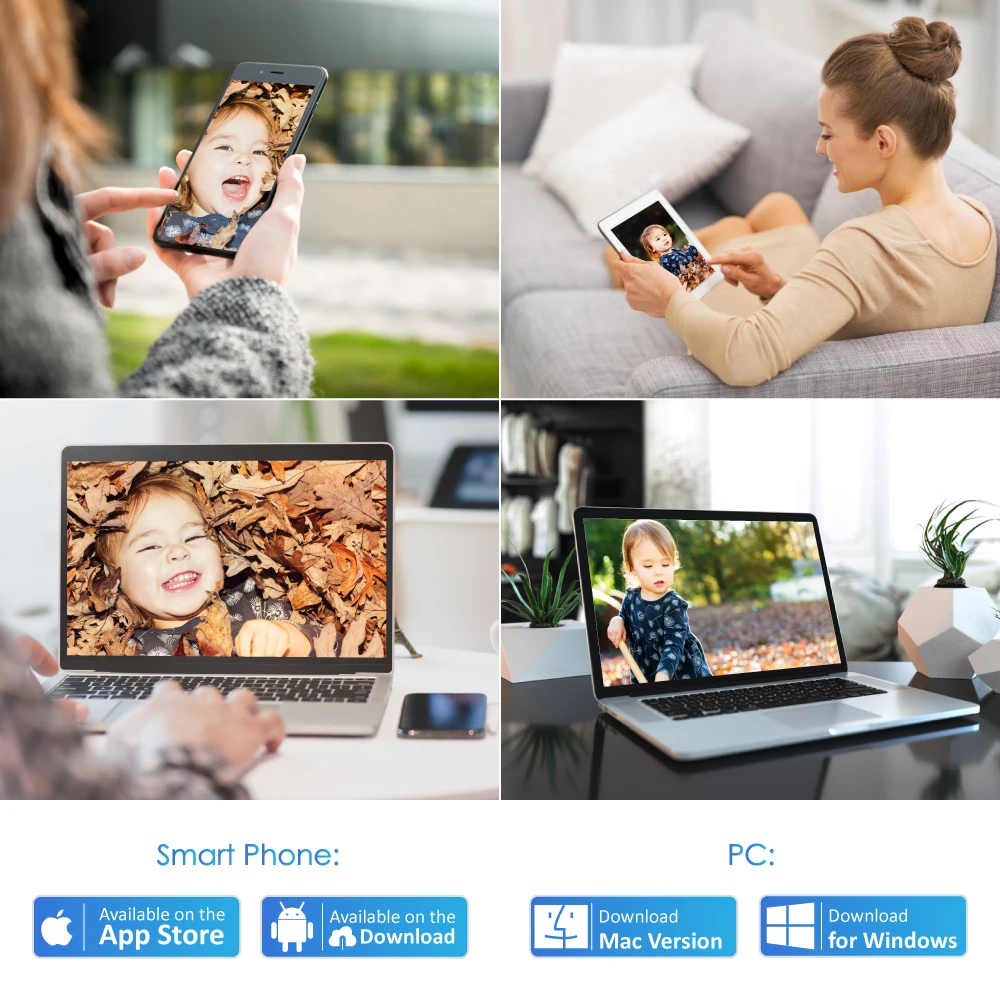 Камера видеонаблюдения Einnov инфракрасная беспроводная камера безопасности 8