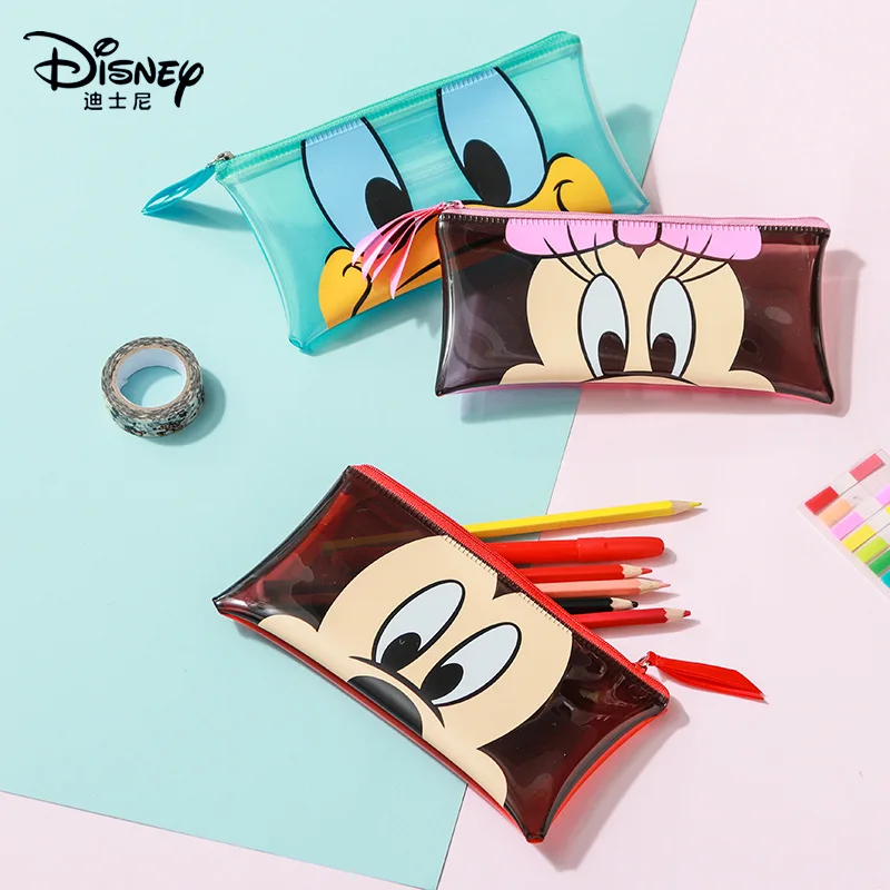 100% Оригинальный чехол для карандашей из мультфильма Disney большая емкость