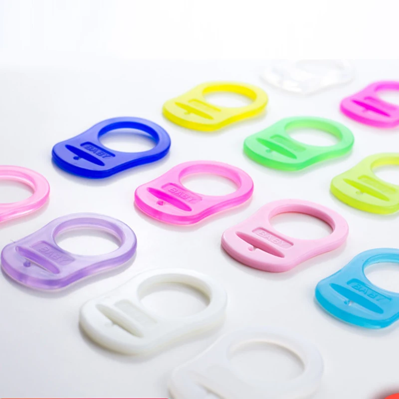 Anillo adaptador de silicona de grado alimenticio para chupete de beb&eacute;, accesorios de alimentaci&oacute;n para reci&eacute;n nacido, 5 piezas-4