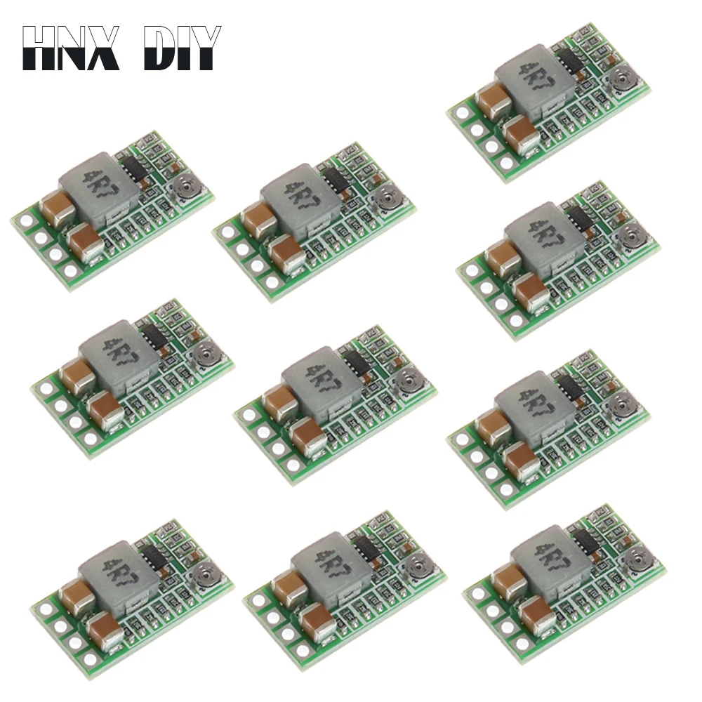 

5pcs Mini DC-DC 12-24V To 5V 3A Step Down Power Supply Module Voltage Buck Converter Adjustable 97.5% 1.8V 2.5V 3.3V 5V 9V 12V