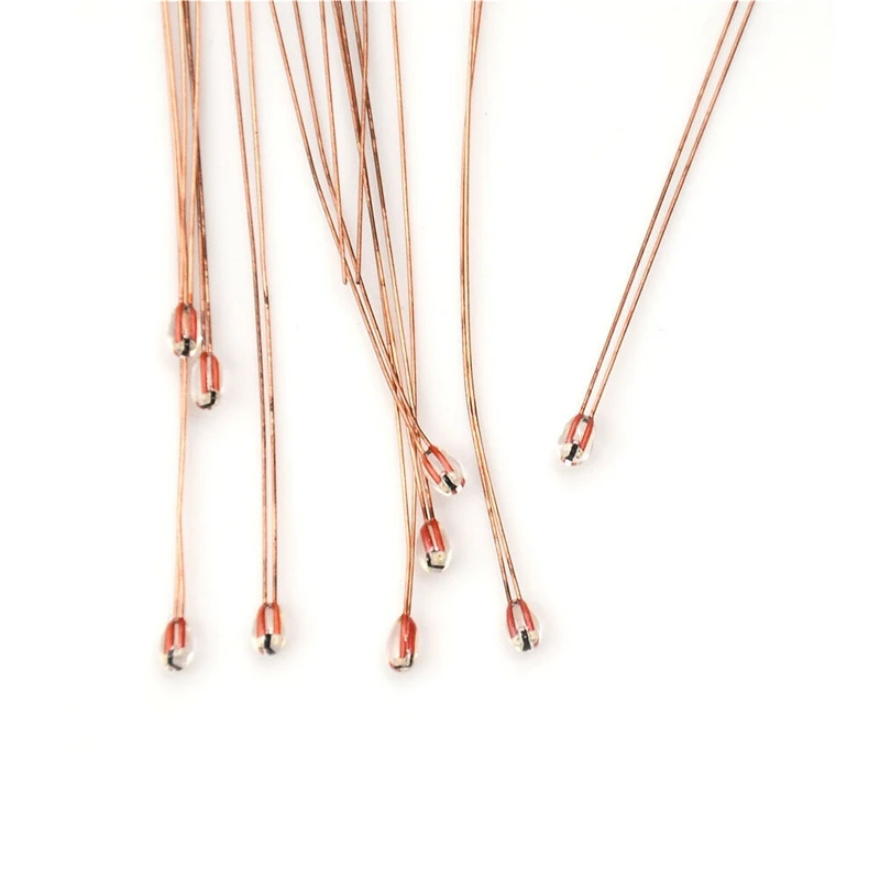 

HOT-50Pcs NTC 3950 1% 100K ohm Thermistor High Precision Sensor for 3D Printer Printing Reprap Hotend MK2A MK2B10K