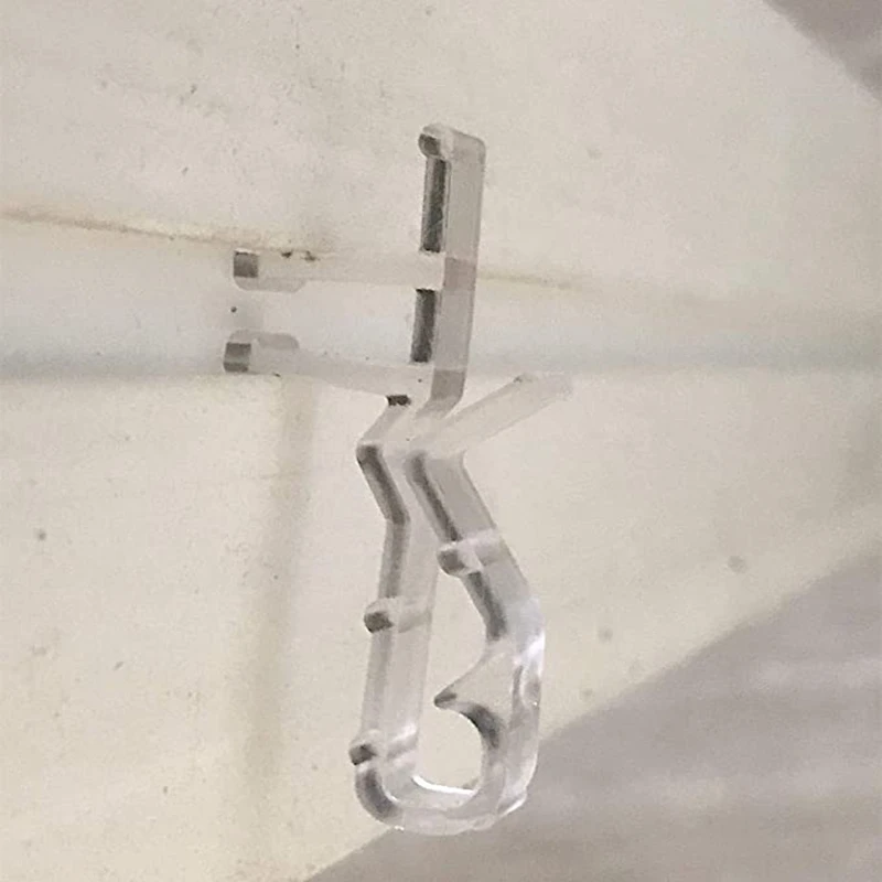 Hidden Valance Clips Clear Plastic for Horizontal Blind (20 1.85 Inch) | Дом и сад