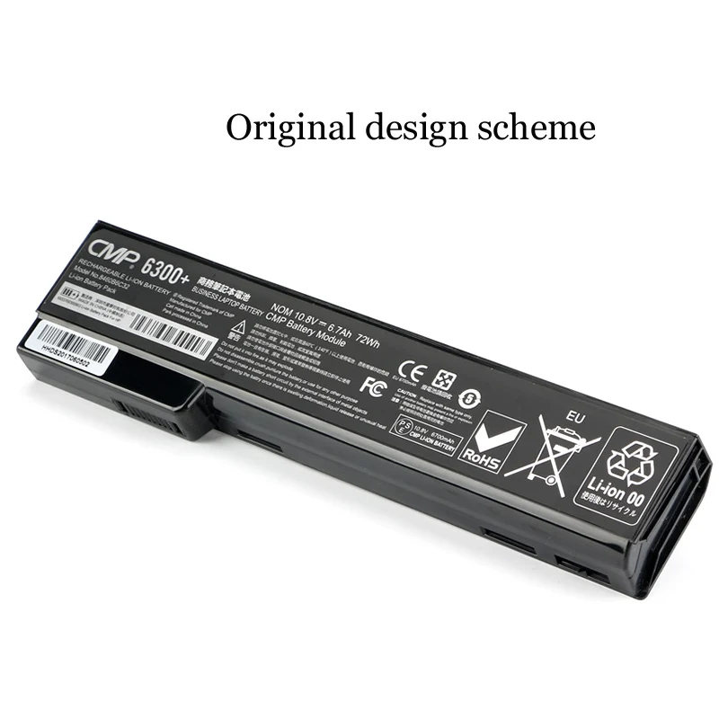 1 шт. Новый внутренний аккумулятор для ноутбука HP 8460p 8470P 8460w 8560p 6460b 6465b CC06