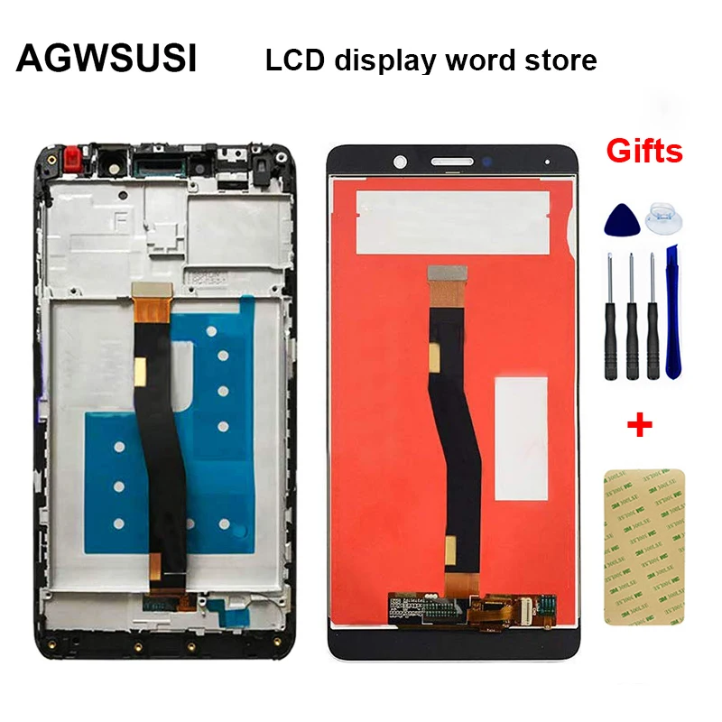 Для Huawei Mate 9 Lite ЖК дисплей + сенсорный экран дигитайзер в сборе с рамкой для