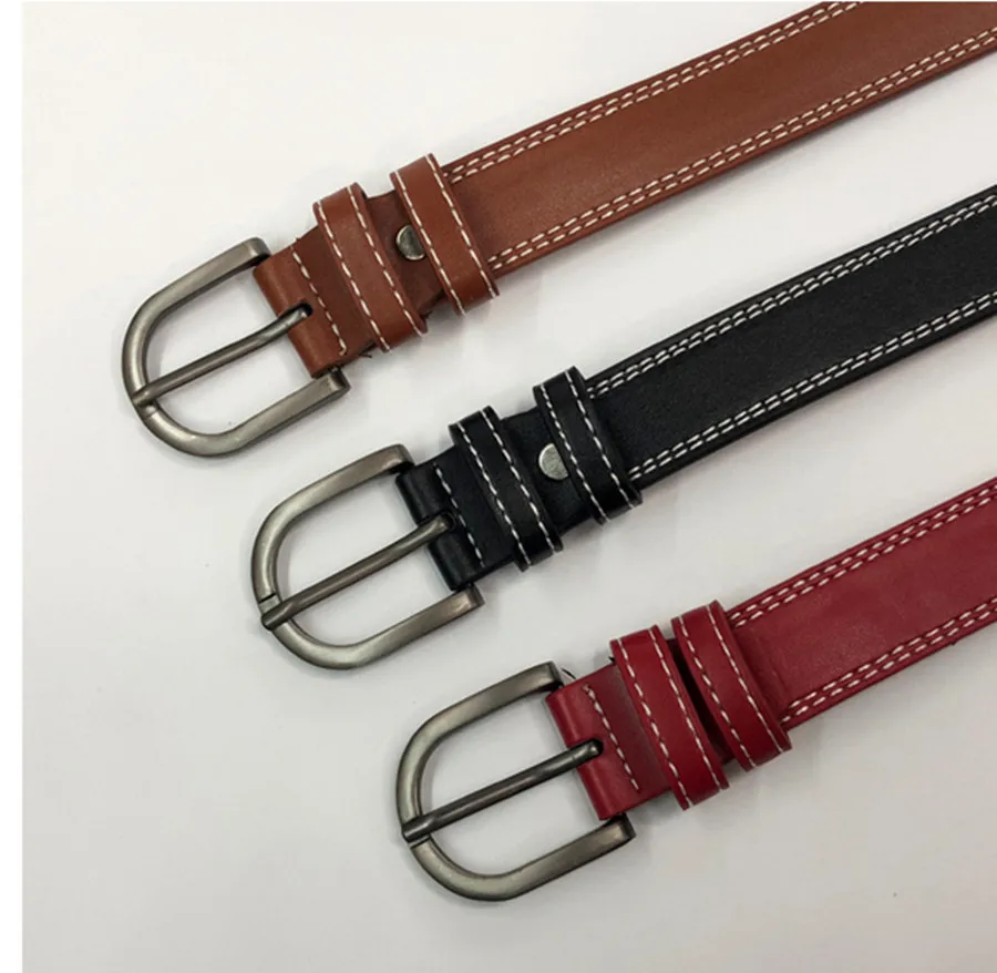 2019 Взрывные модели женский ремень Повседневный дикий простой пояс сплошной цвет