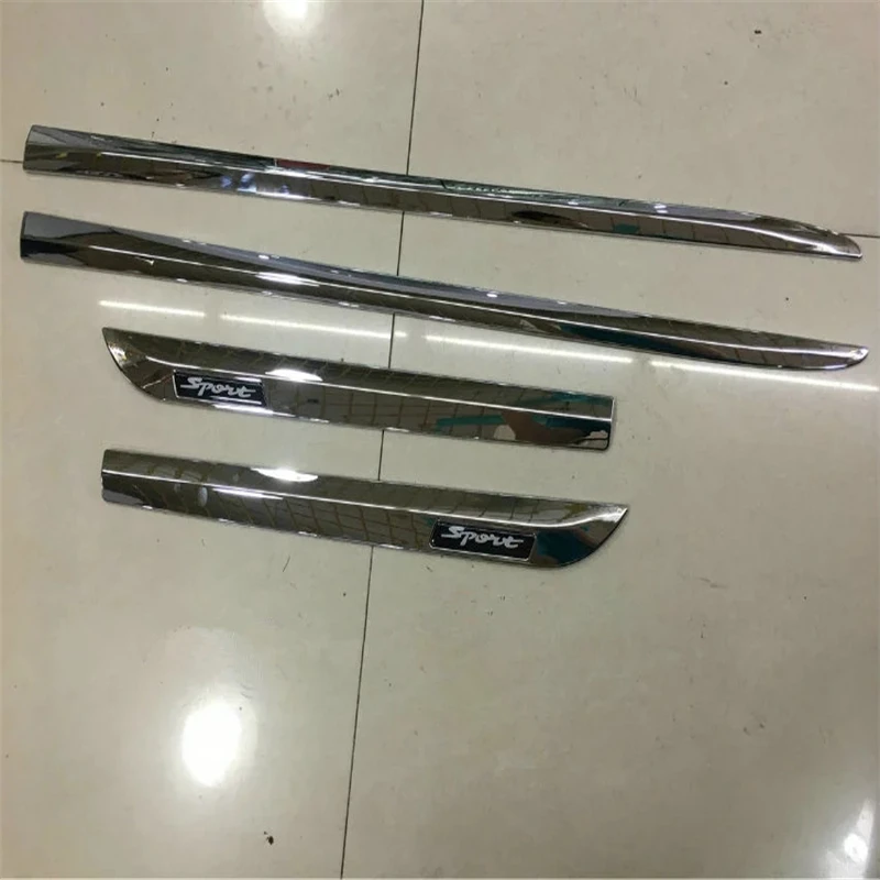 

WELKINRY For Toyota RAV4 RAV 4 IV XA40 2012 2013 2014 2015 2016 2017 2018 2019 ABS chrome car body door side bar moulding trim
