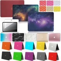 anti cratch laptop case for apple macbook air pro retina 11 12 13 15new air 13 laptop hasp casekeyboard coverscreen protector