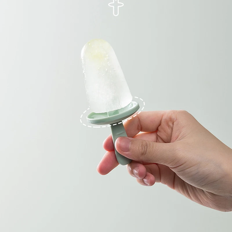 

Home Ice Cream Mold Popsicle Diy Tool Silicone 4-hole Popsicle Box Children Dessert Ice Cream Maker Kitchen Tools Diy Ice Cream