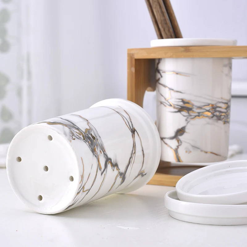Керамические палочки для еды с мраморной текстурой | Дом и сад
