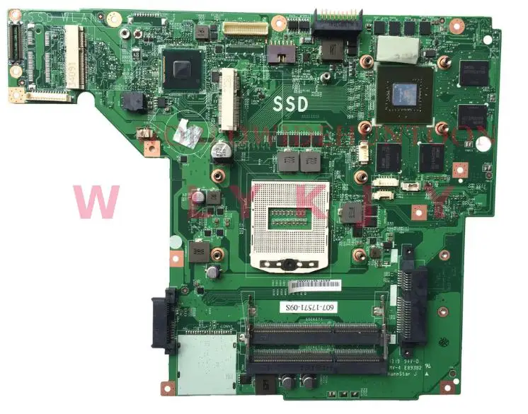 KTUXB подходит для MSI MS-1757 GE70 ноутбук материнская плата MS-17571 PGA947 HM87 GTX750M GTX760M 2G DDR3 100%